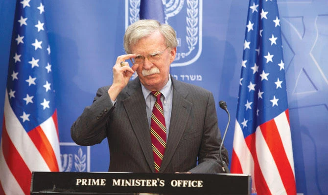 John Bolton’s talks in Israel focused on Iran and its presence in Syria. (Reuters)