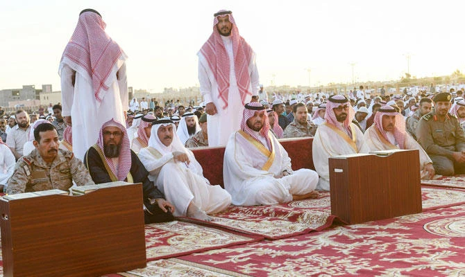 Eid Al-Adha prayers held in different locations of Saudi Arabia. (SPA)