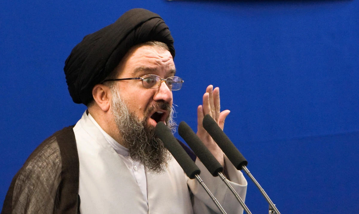 Ahmad Khatami told worshippers attending Eid prayers in Tehran that President Donald Trump’s offer of talks with Iranian leaders was unacceptable. (Reuters)