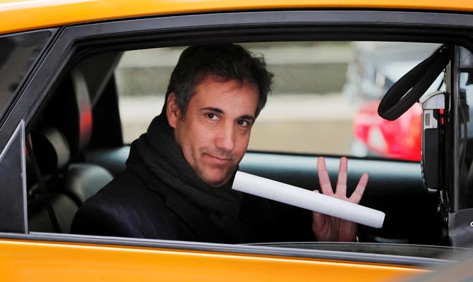 US President Donald Trump’s personal lawyer Michael Cohen exits a hotel in New York City on April 15, 2018. (REUTERS file photo)