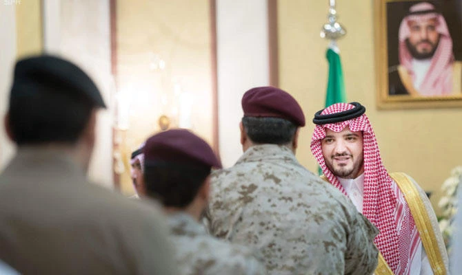 Prince Abdul Aziz bin Saud bin Naif, interior minister congratulated King Salman on the success of this year’s Hajj. (SPA)