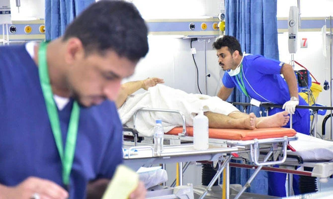 The ministry provided pilgrims with health care through 25 hospitals with a total capacity of 5,000 beds. (SPA)