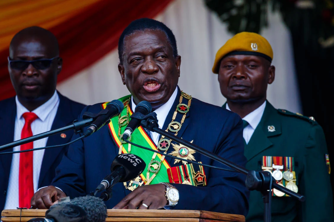 A subdued Zimbabwe inaugurates Mnangagwa again after vote