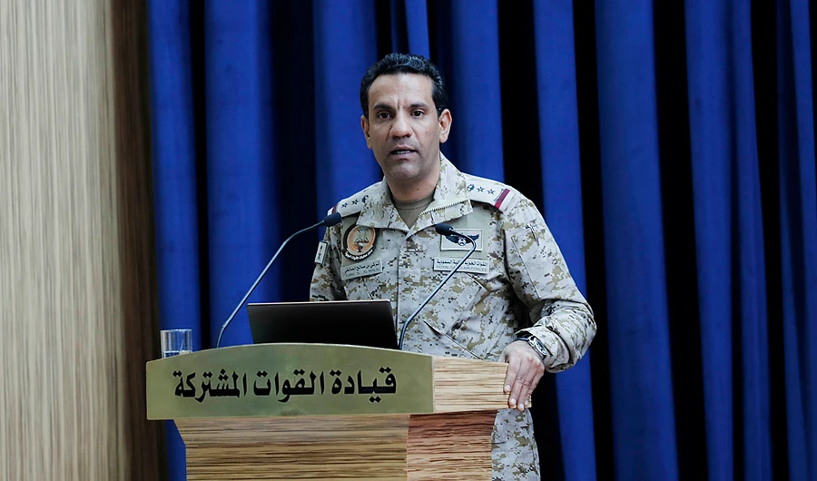 The Arab coalition fighting in Yemen accused the UN of “biased” reports on air strikes that allegedly killed 26 children in rebel-held parts of the country. (AN Photo/Basheer Saleh)