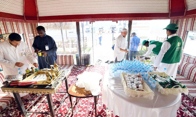 The most important of these is ensuring the safety of nourishments served to pilgrims. (SPA)