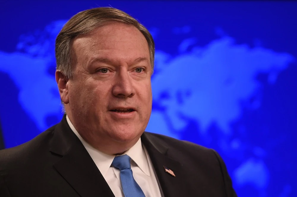 Pompeo’s statement came after the head of the navy of Iran’s Revolutionary Guards, Gen. Alireza Tangsiri, said that Iran had full control of the Strait. (File photo: AFP)