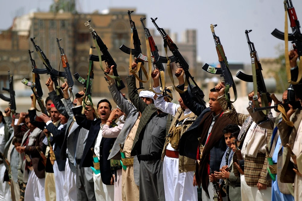 The UN Security Council designated sanctions on Abdul Malik Al-Houthi in April 2015 for engaging in acts that threatened the peace, security, and stability of Yemen. (File/AFP)