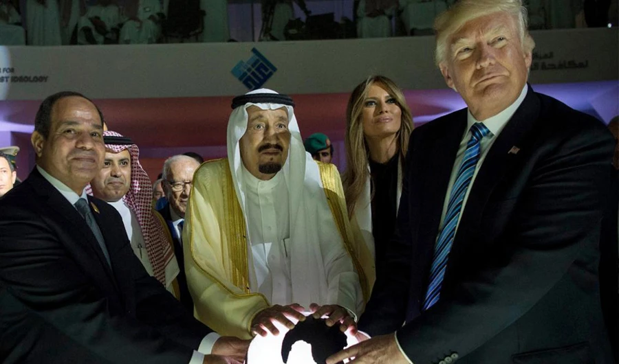 In 2017, King Salman and US President Donald Trump inaugurated the Global Center for Combating Extremist Ideology, which aims to promote moderation and counter the spread of extremism. (SPA)