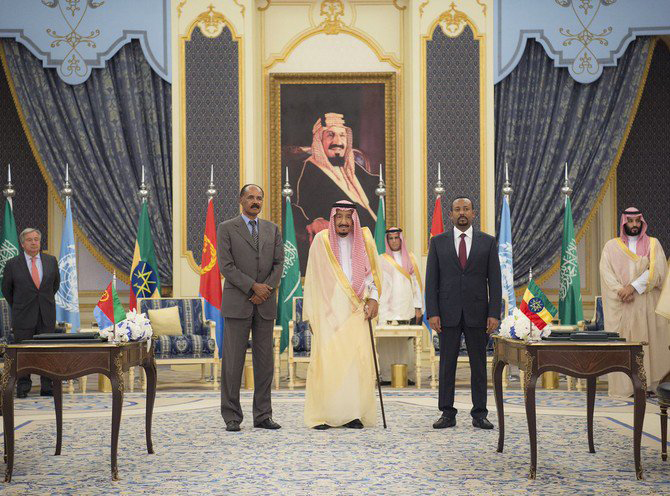 Ethiopia and Eritrea sign Jeddah Peace Agreement in Saudi Arabia