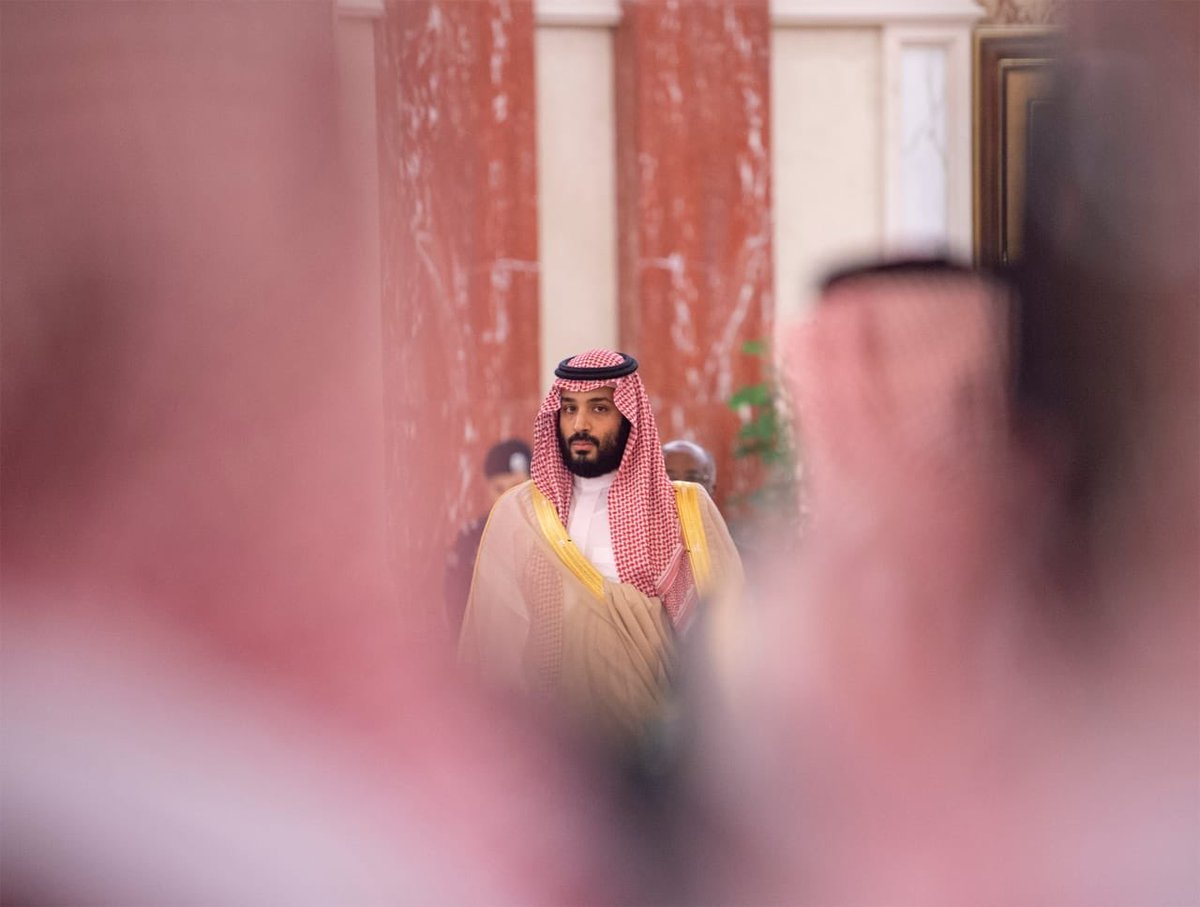 Saudi Crown Prince Mohammed bin Salman at the Jeddah Peace Agreement Summit in Jeddah. (SPA)