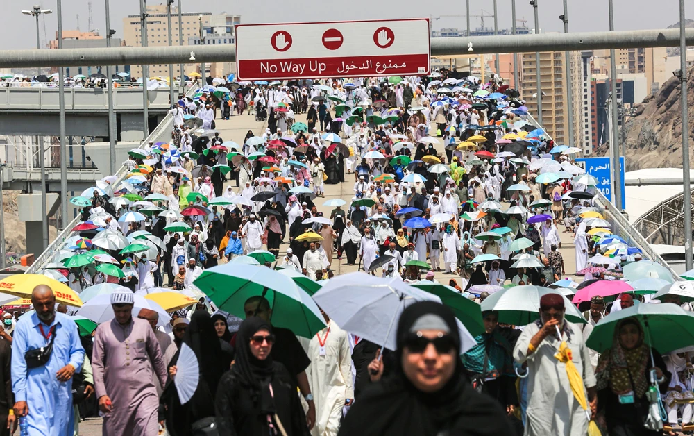 Palestinian pilgrims pay tribute to Saudi Arabia