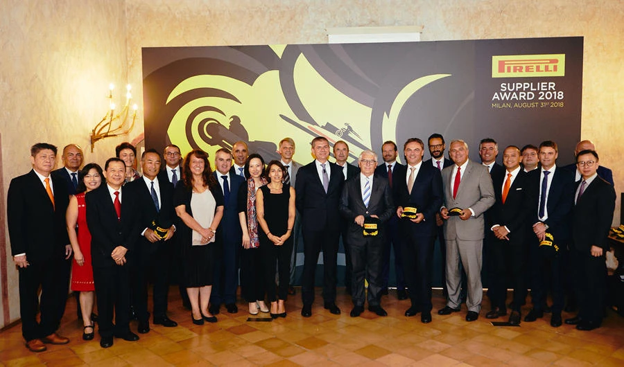 The awards ceremony was held at Pirelli’s headquarters in Milan, Italy.