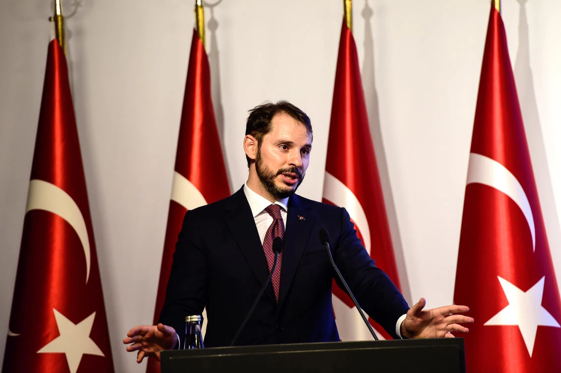 Turkey’s Albayrak says central bank independent, sees no crisis in banking sector