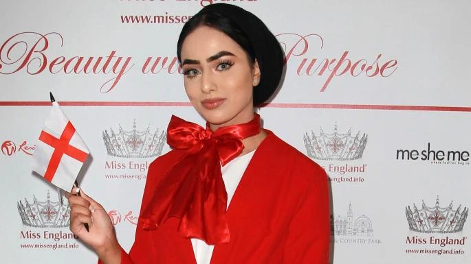 Miss England contestant in hijab first