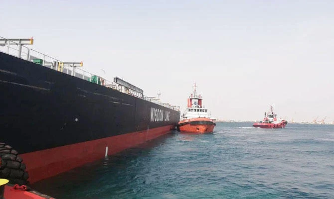 Ship withdrawn at Yanbu port after accident