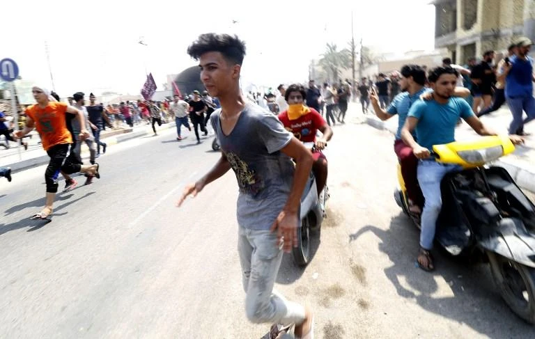 Basra has been hit by protests since early July against poor public services. (AFP)