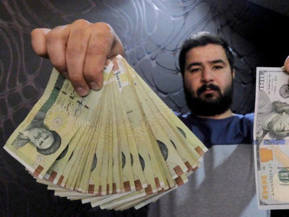 Foreign exchange websites show the dollar being offered for 150,000 rials. (Reuters)