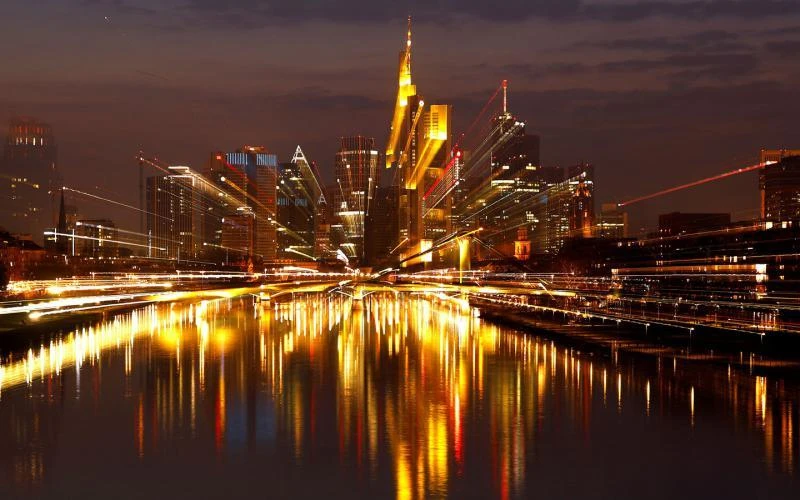 Frankfurt and other German cities are reaping the benefits as surging household consumption and construction sales provide a buffer against trade jitters. (Reuters)