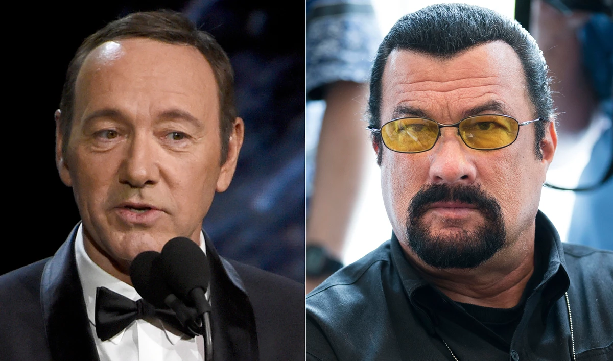 No assault charges for Spacey, Seagal
