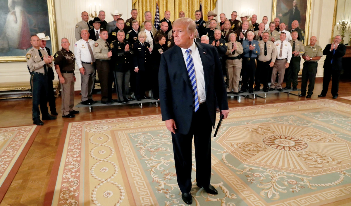 Nobody is going to come close to beating me in 2020 because of what we’ve done, Trump said. (Reuters)