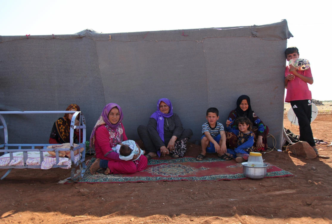 Late on Wednesday, hundreds of villagers abandoned areas in the southeast of the province. (File/Amer Alhamwe/AFP)