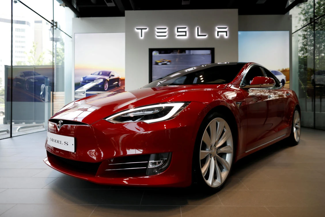 FILE PHOTO: A Tesla Model S electric car is seen at its dealership in Seoul, South Korea July 6, 2017. (Reuters)