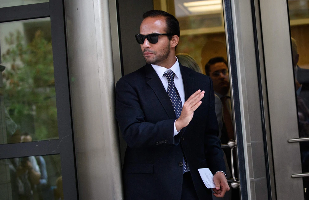 George Papadopoulos leaves the US District Courts after his sentencing in Washington, D.C. on September 7, 2018. (AFP / MANDEL NGAN)
