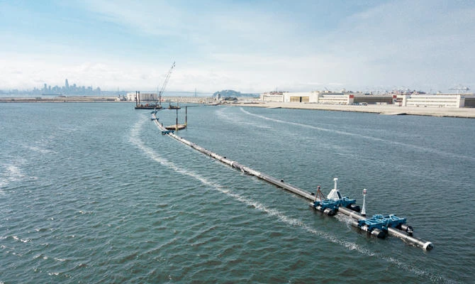 Massive boom hopes to corral Pacific Ocean’s plastic trash