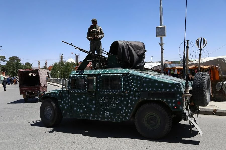 Gelani Farhad, the provincial governor’s spokesman, says the attack late Saturday ignited a gunbattle in which around 10 insurgents were killed and five wounded. (File/AFP)