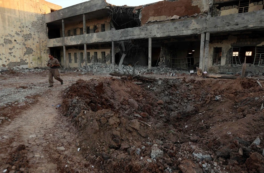 The IRGC says it was behind missile attack on Iraq-based Kurdish dissidents. (File/AFP)