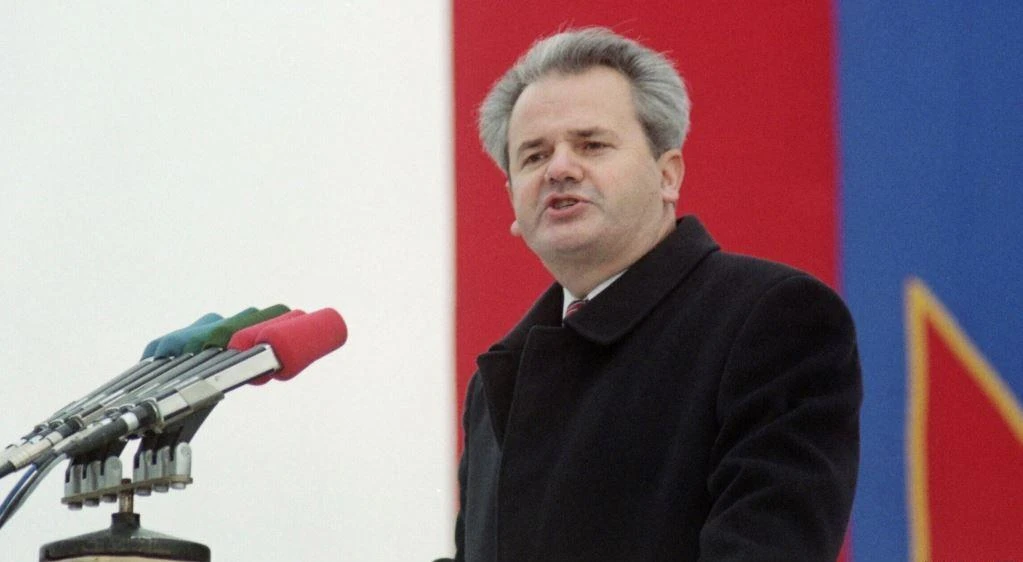 Aleksandar Vucic said, ‘Slobodan Milosevic, above, was a great Serbian leader whose intentions were certainly for the best, but our results were very poor.’ (AFP)