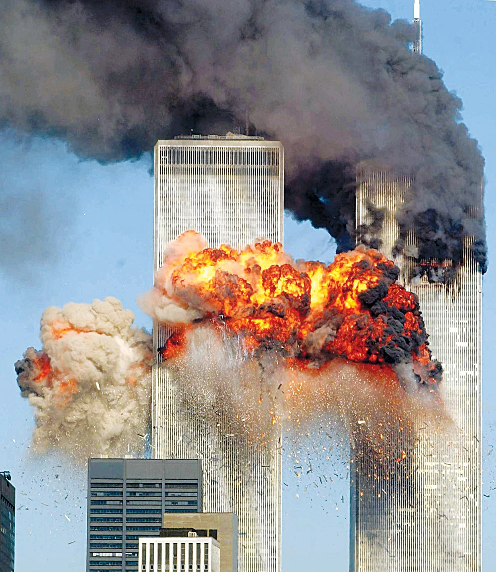 Al-Qaeda struck at the heart of the nation’s financial center, the Twin Towers in New York, in what remains the deadliest terror attack on US soil. (Reuters)
