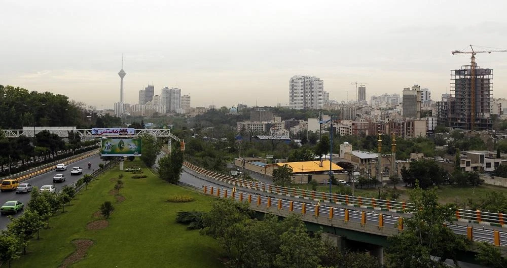 A view of the Iranian capital Tehran and its Milad Tower (L) on May 9, 2018. (File/AFP)