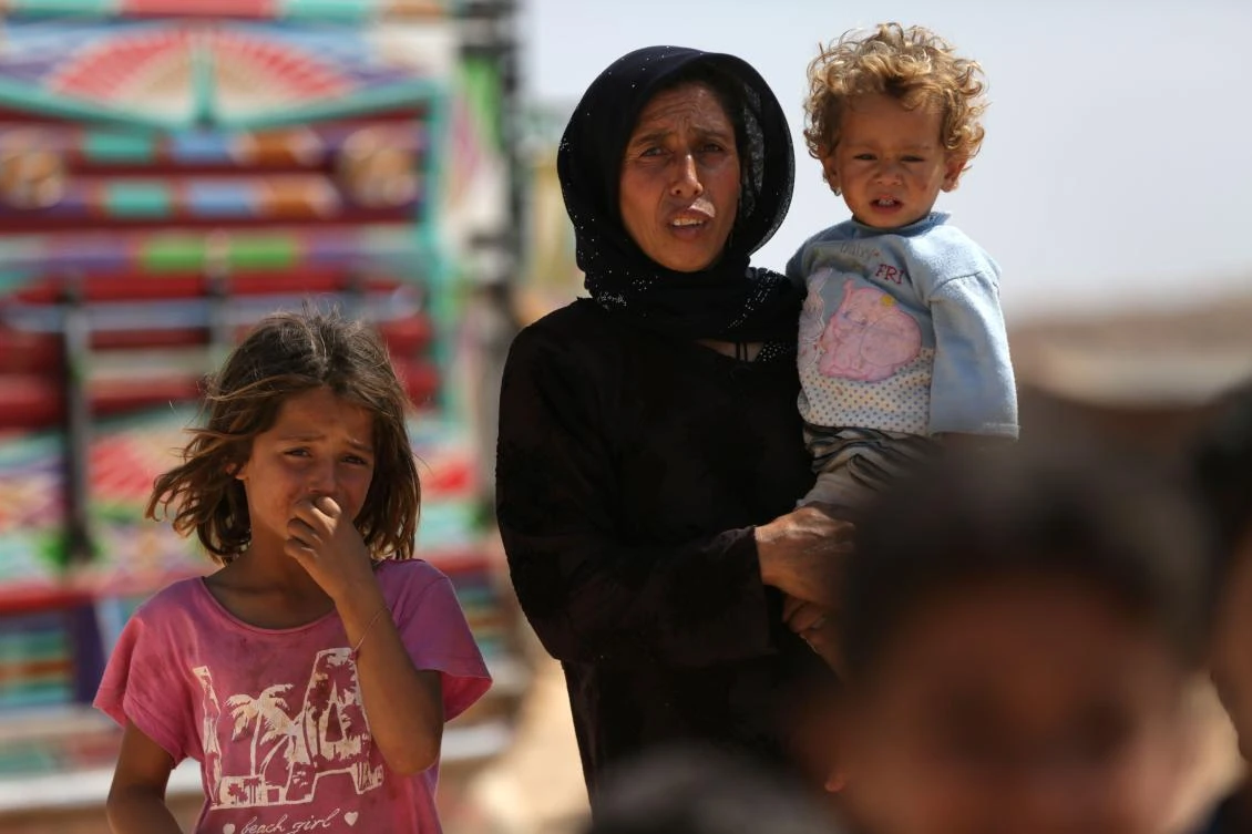 The UN has said as many as 800,000 people could be displaced by a regime assault on Idlib and surrounding areas. (File/AFP)
