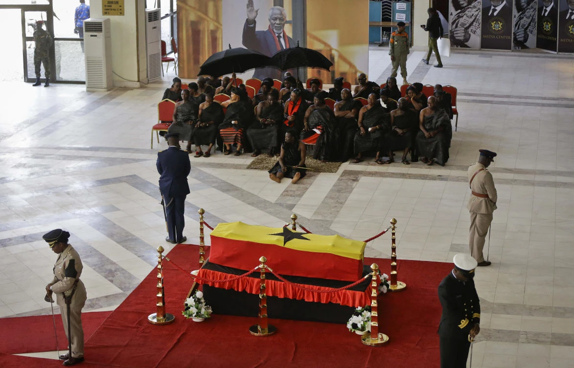 Ghana’s public says farewell to Kofi Annan