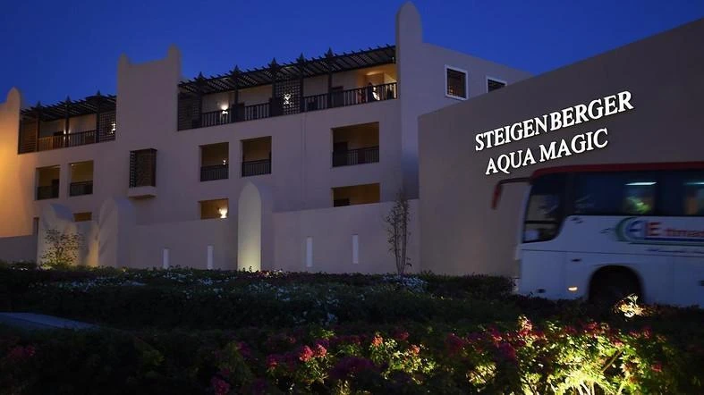 The Steigenberger Aqua Magic hotel, in Egypt's Red Sea resort of Hurghada in Egypt. (Reuters)