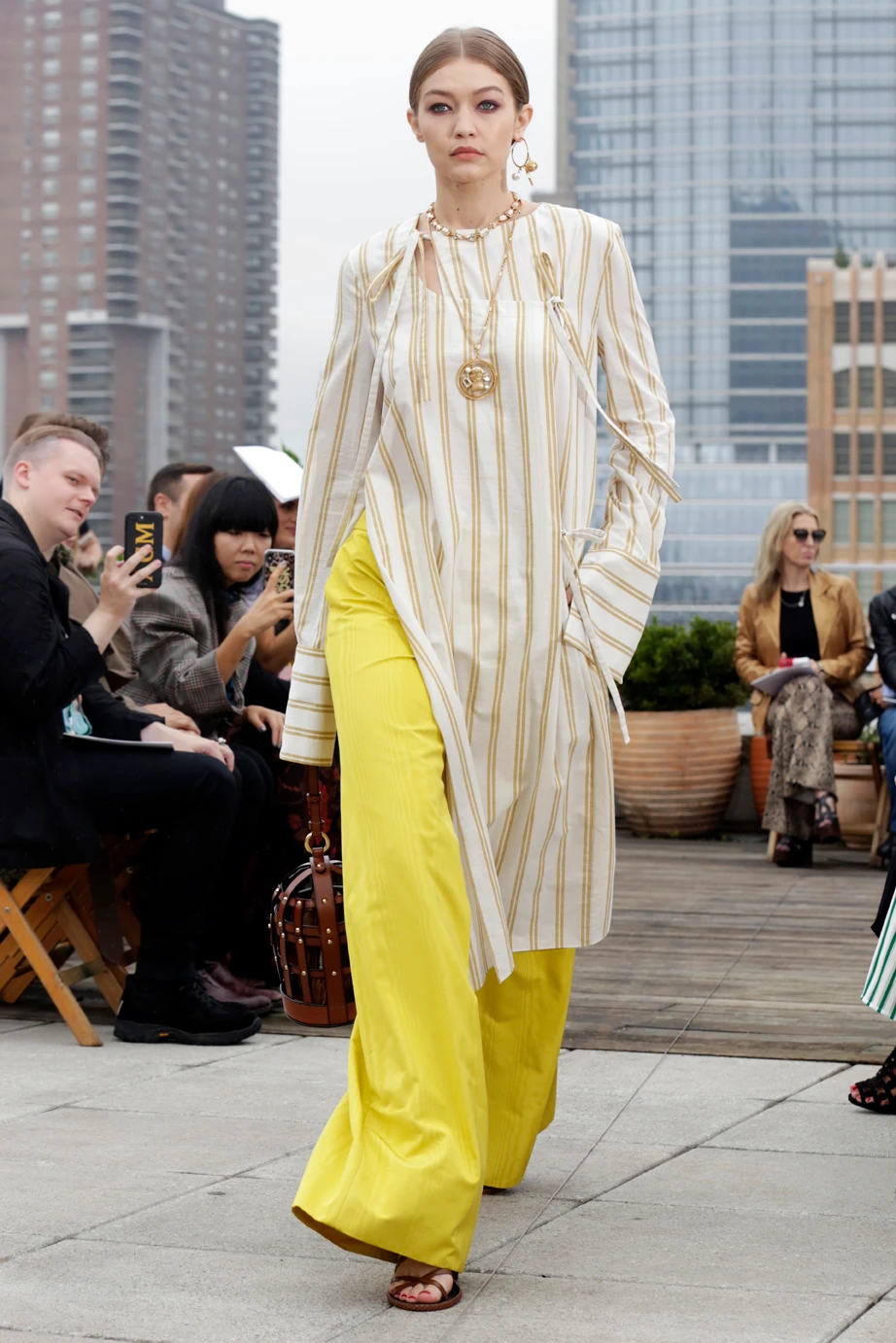 The Hadid sisters  are all over NYFW