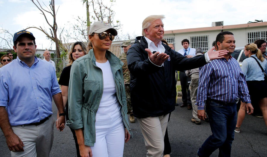 Republicans dodge, weave around Trump’s hurricane tweets