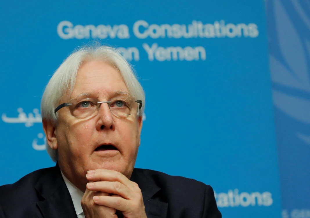 UN envoy Martin Griffiths attends a news conference on Yemen talks at the United Nations in Geneva, Switzerland September 8, 2018. (Reuters)