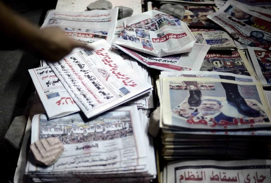 El-Sisi has alleged that Egypt and other Arab nations are being threatened by rumors. (File/AFP)