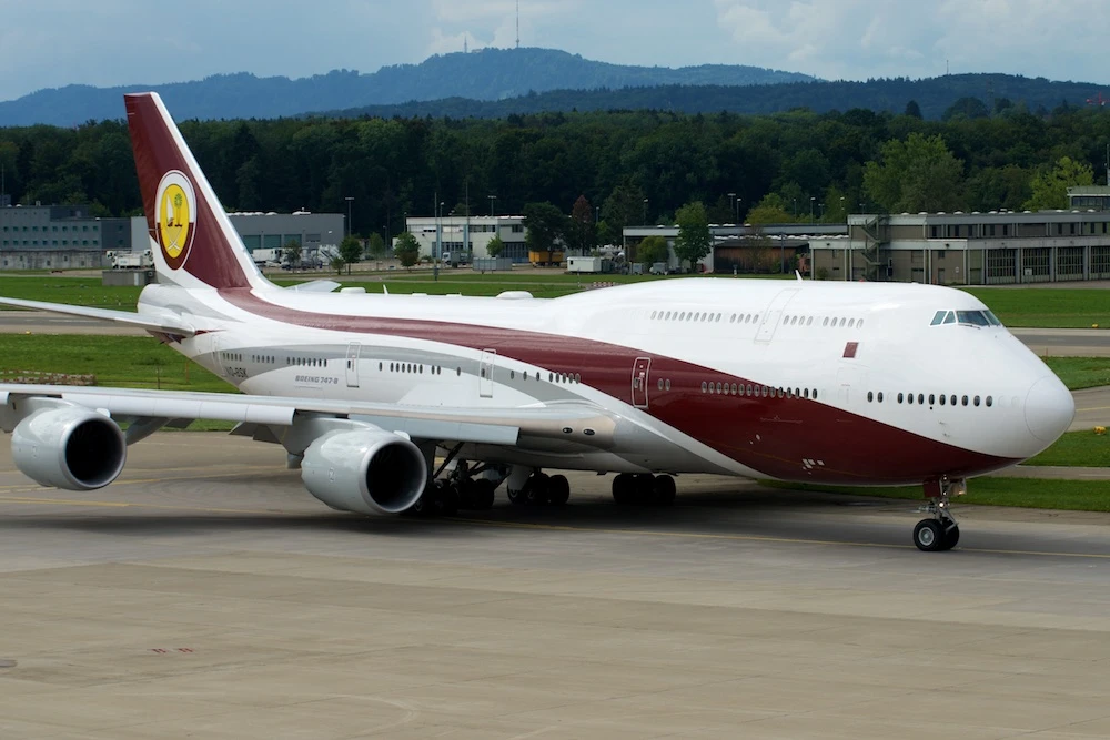 Erdogan said the Qatari Boeing 747-8 plane was a gift from the Qatari emir. (Wikimedia)