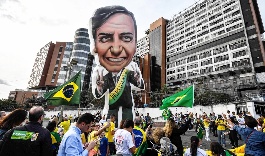Brazil poll shows Bolsonaro leading with Lula stand-in Haddad second