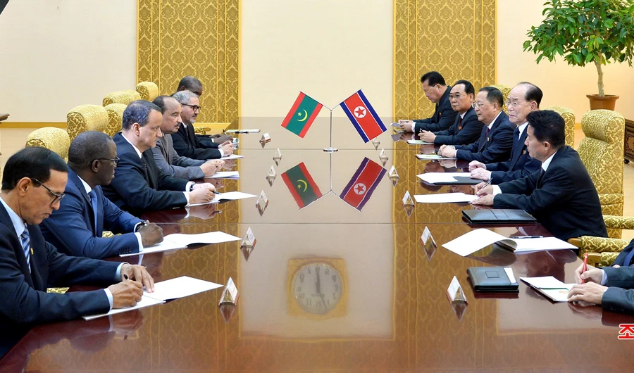The party of President Mohammed Ould Abdel Aziz won an additional 22 seats in Saturday’s runoff vote. (KCNA)