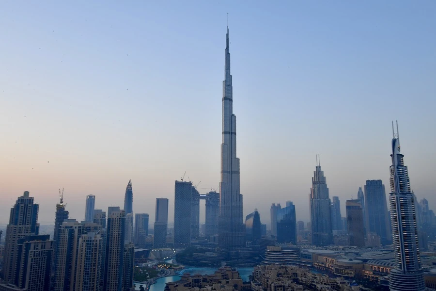UAE’s Dubai is set to celebrate Saudi Arabia’s 88th National Day on Sunday with a grandiose set of events sprawling across the emirate. (File/AFP)