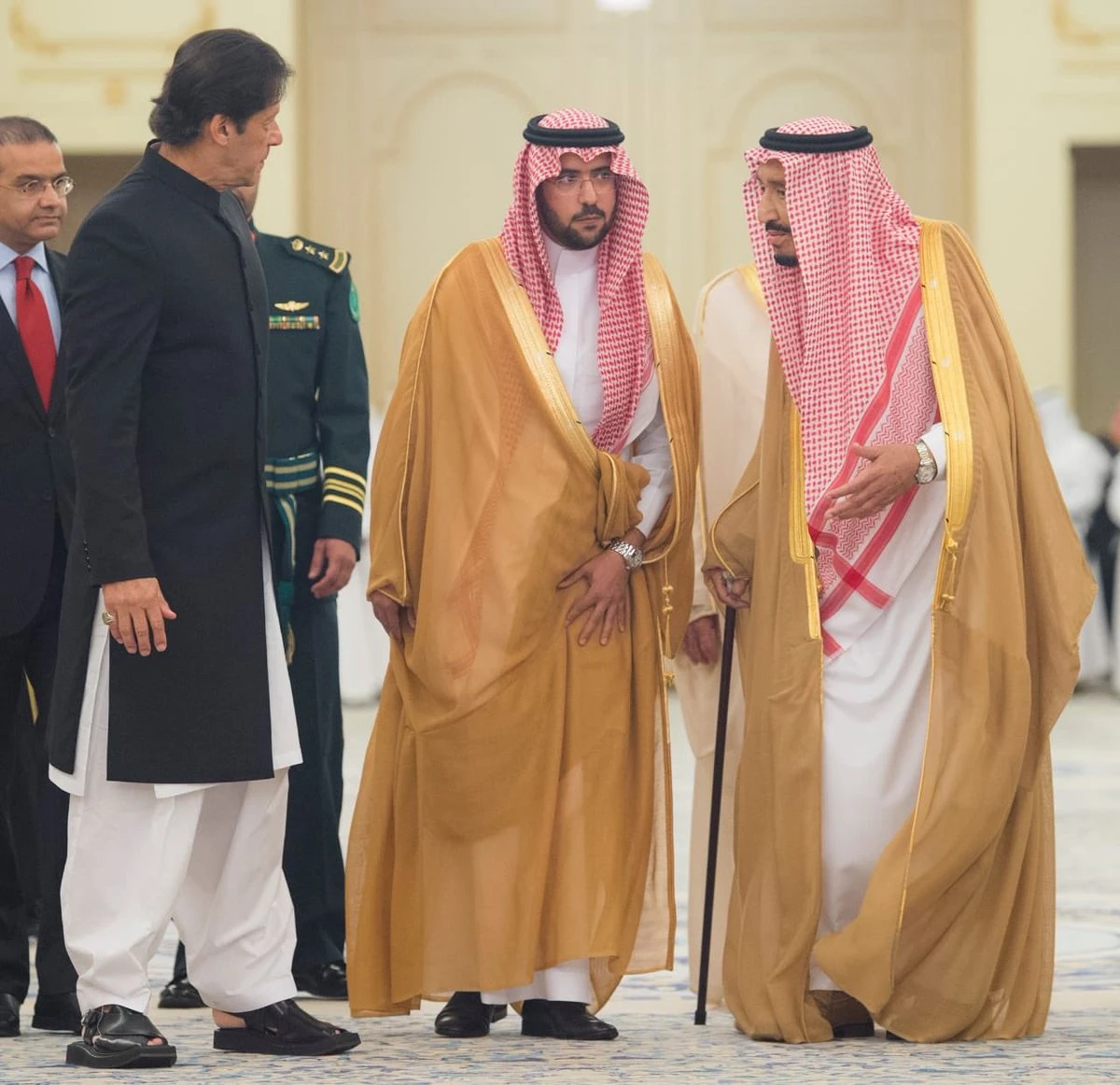 Saudi leadership holds meetings with Pakistan PM Imran Khan in Jeddah