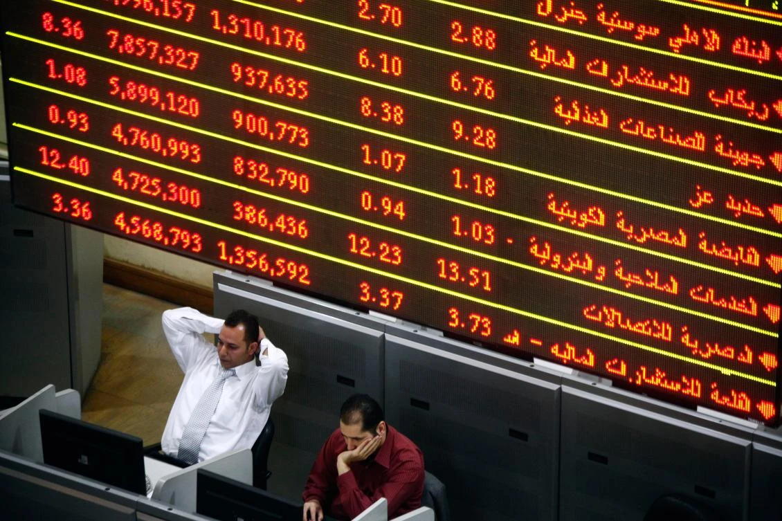 The Egyptian stock exchange retreated on Wednesday as retail investors took flight. (Reuters)
