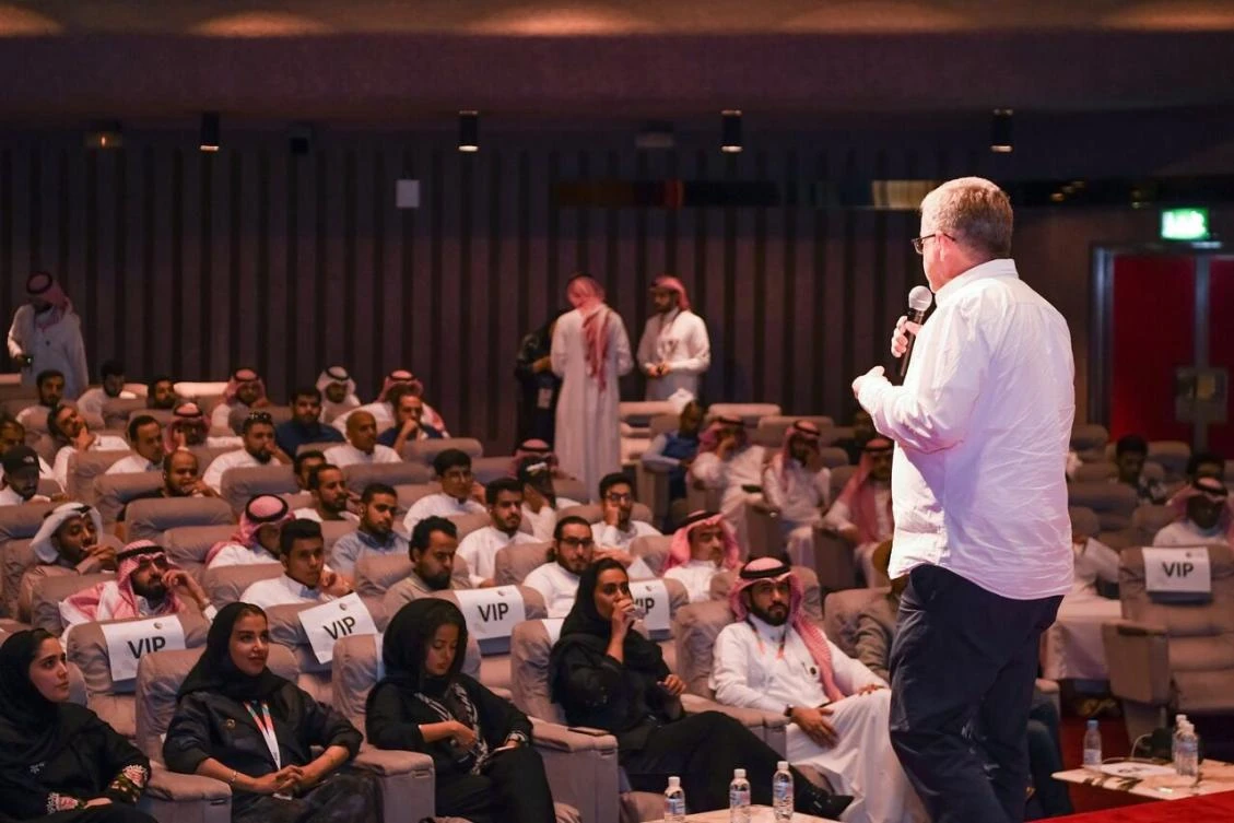 The Saudi Film Council held a workshop at King Faisal Hall in Riyadh in cooperation with the British Council and the London Film School. (Social Media)