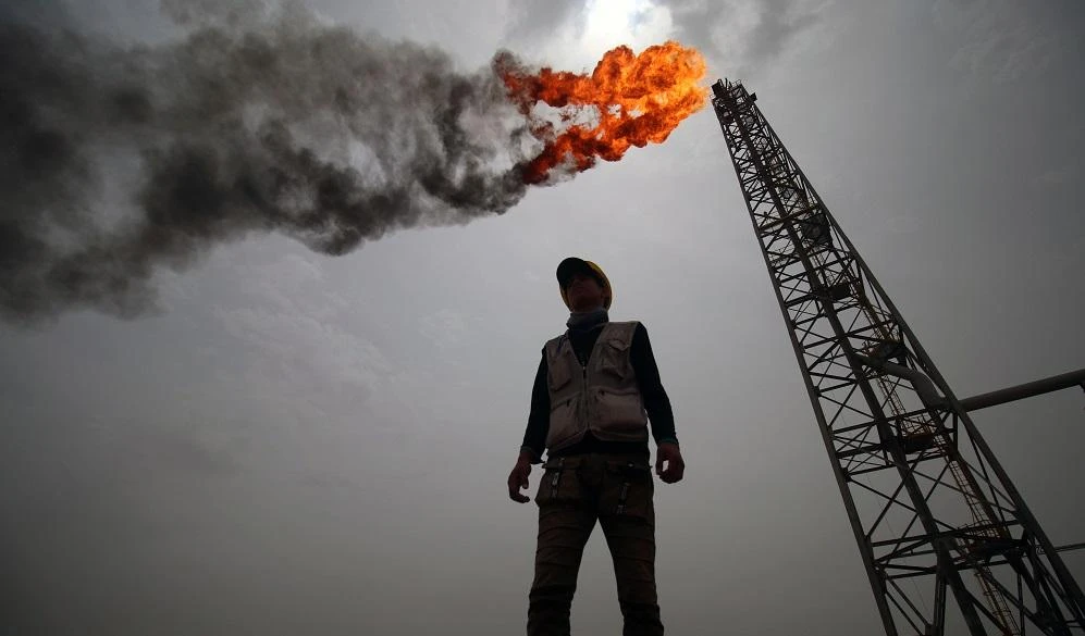 Oil exports from southern Iraq are heading for a record high this month, two industry sources said. (File/AFP)