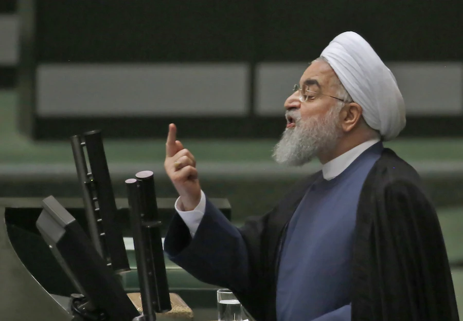 "The same will happen to Trump. America will suffer the same fate as Saddam Hussein," Rouhani said in a speech. (File/AFP)