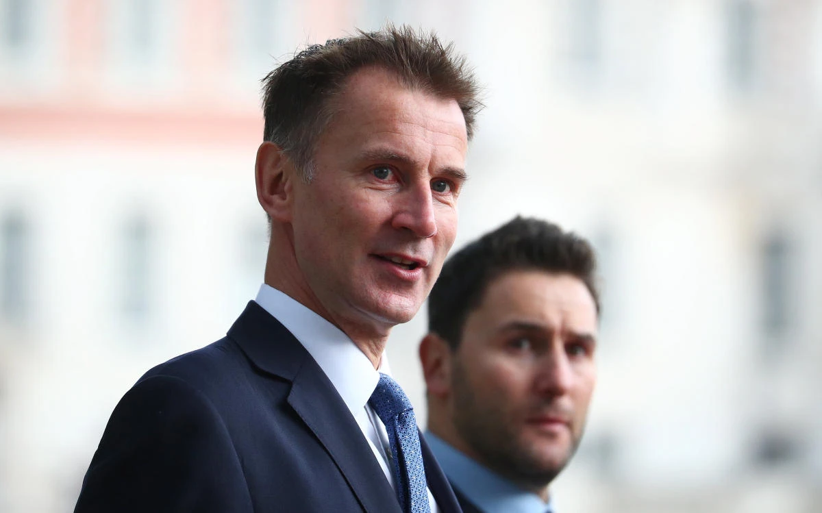 Britain's Foreign Secretary Jeremy Hunt arrives at the Foreign Office in Westminster, London, September 10, 2018. (File/AFP)